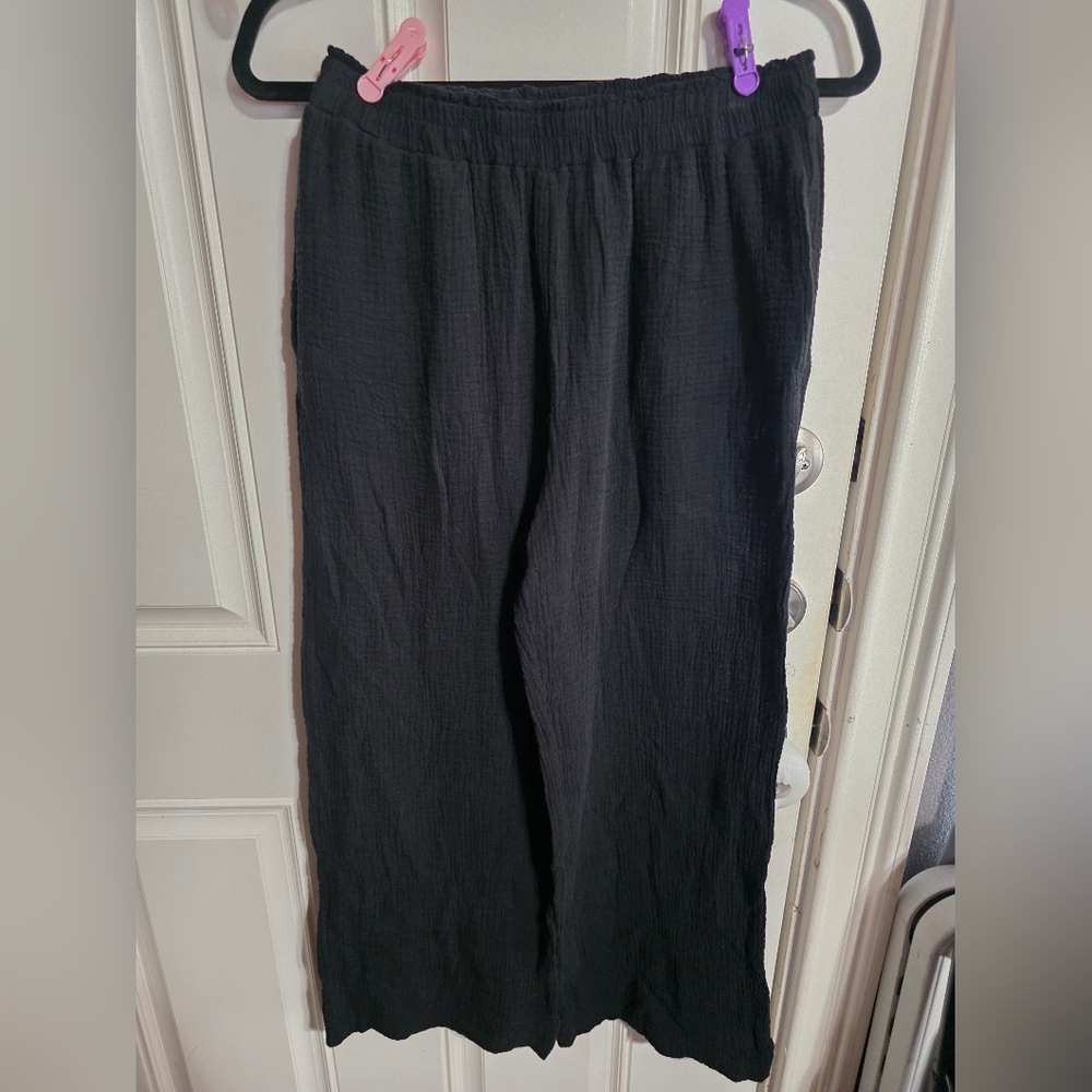Shade & Shore Black 100% Cotton Size Small